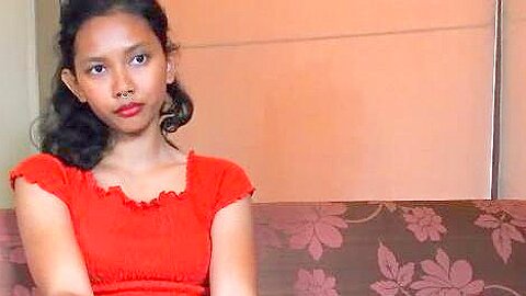 Nasty Ebony Babe With Caster Leg Talking To Her Man
