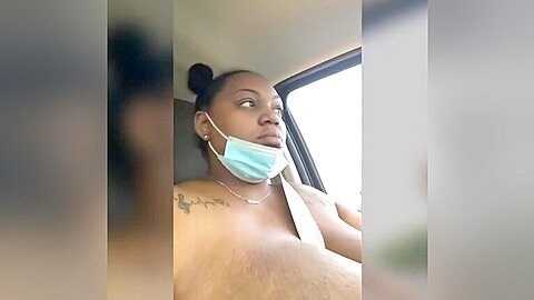 Huge Car Tits