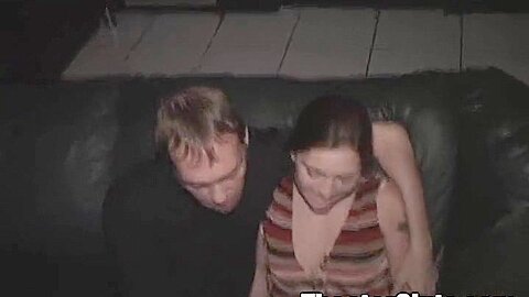 Horny Wife Granny Faced Bitch Bangfucked In Porno Theater Jizz Flying All Over Her Body!