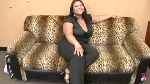 Interviewing The Busty Ebony Bbw Mika Lee Ends In A Passionate Banging Session And Cumshot