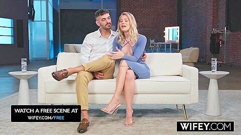 Tiny Hotwife Sammm Next Door Holds Hubbys Hand While She Devours Monster Bbc