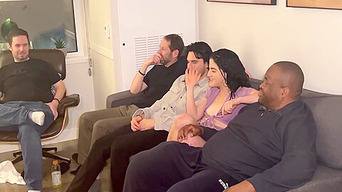 Her First Anal Gangbang! - 11 Guys Fuck Vanessa Cliff In The Ass