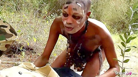 African Short Hair Ebony Teen Bianka Seduce Stranger To Fuck (18+)
