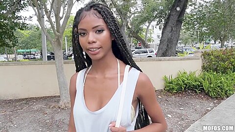 Slutty Survey Starring Ebony Teen Nia Nacci In Reality Pov Hardcore (18+)