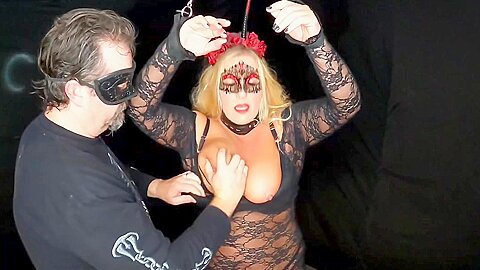 Sub Candy Butte Squirts And Gets Anal Creampied :: Blonde in lace bodysuit takes big cock from behind