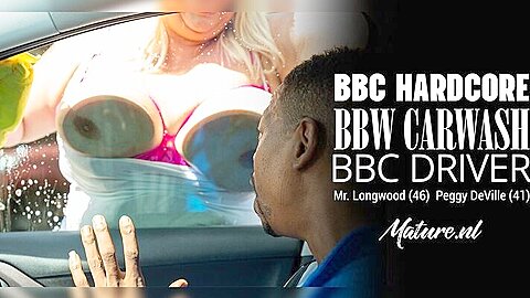 Bbw Milf Peggy Deville Rides Her Clients Big Black Cock After The Carwash